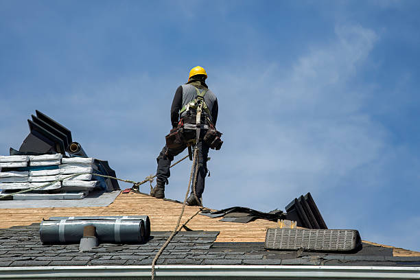Professional Flat Roof Repair technician working in Essex Fells, NJ